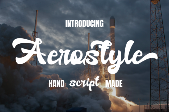 Aerostyle: A Handwritten Typeface for Elegant Editorial Design