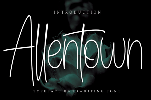 Allentown Font: Elegant Script for Editorial Design