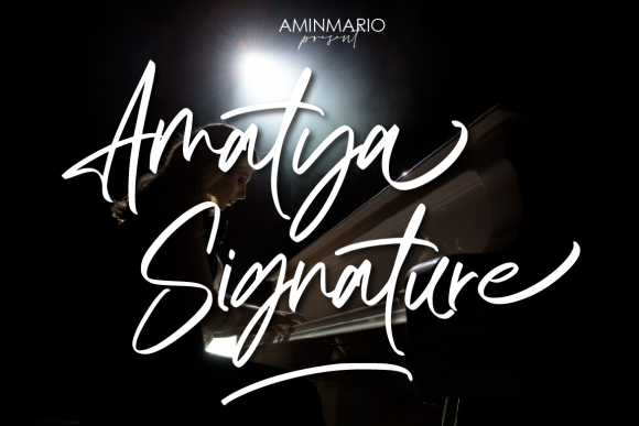 Amatya Signature: An Elegant Script Typeface for Designers
