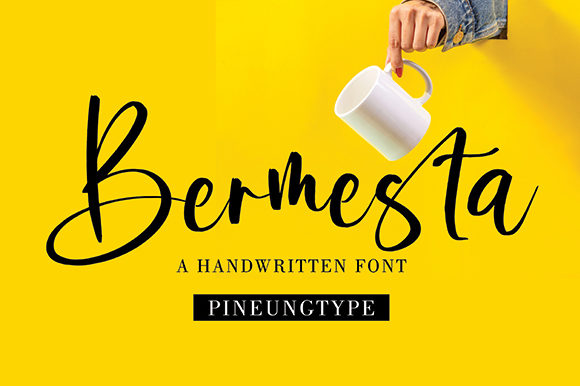 Bermesta: A Handwritten Font for Digital Branding