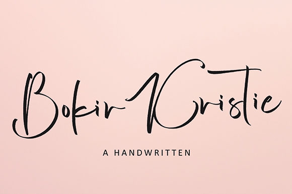 Bokir Kristie Font: Elevate Your Campaign Visuals