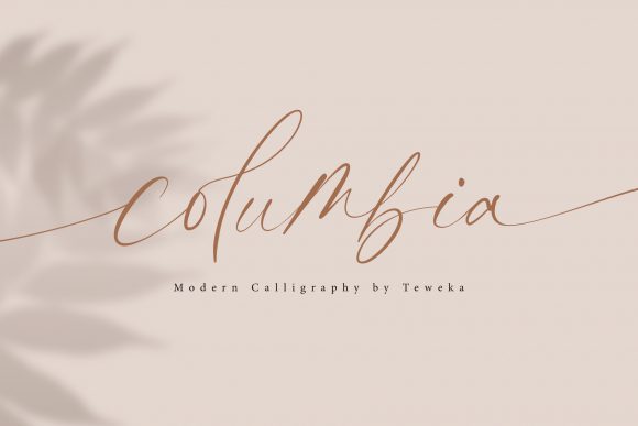 Columbia: The Elegant Handwritten Font for Crafters