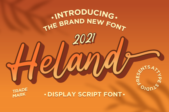 Heland Font: A Stylish Handwritten Typeface for Makers