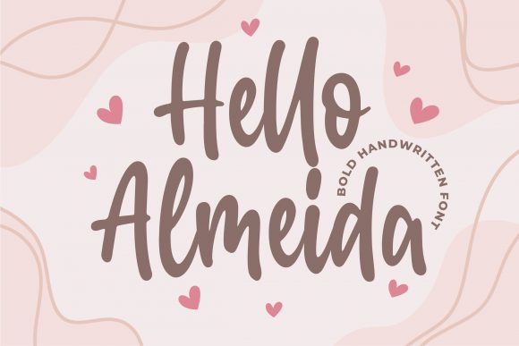 Hello Almeida: A Handwritten Font for Brand Identity