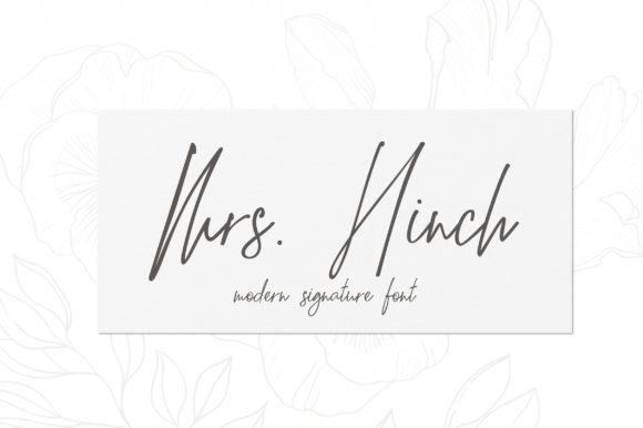 Mrs. Hinch: The Script Font That Elevates Campaign Design