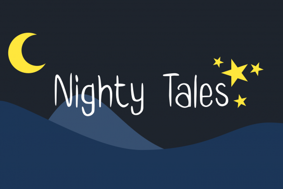 Nighty Tales: The Handwritten Font for Scroll-Stopping Content