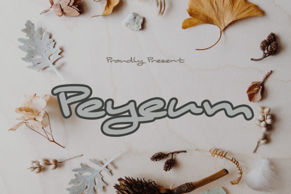 Peyeum: The Cursive Font That Elevates Campaign Design