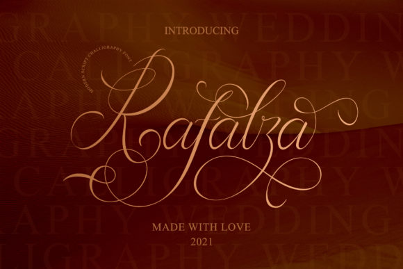 Rafalza: A Light Handwritten Font for Luxury Branding