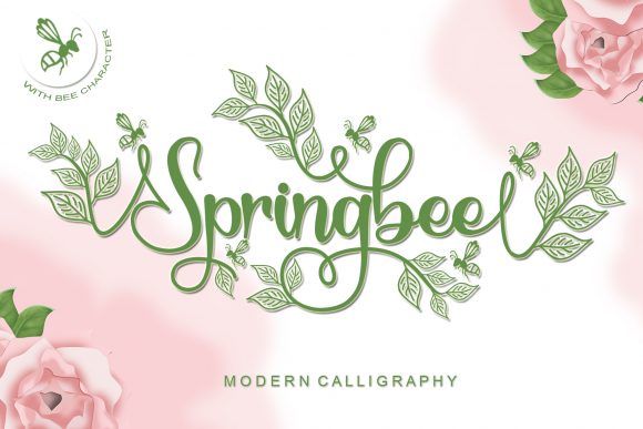 Springbee: A Dazzling Script Font for Makers