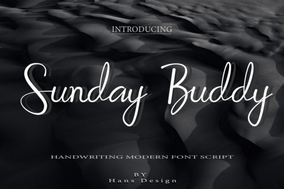 Sunday Buddy: A Handwritten Font for Makers