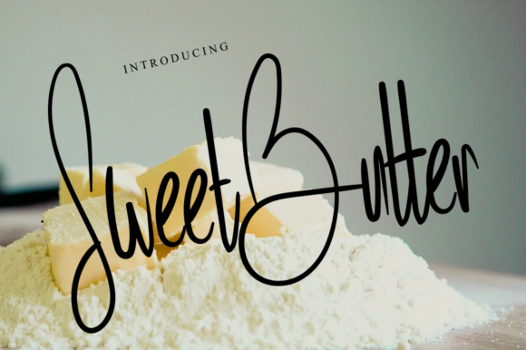 Sweet Butter: A Handwritten Font for Branding