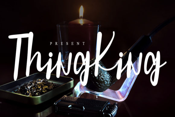 Thing King: A Handwritten Font for Authentic Branding